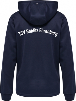 Damen Poly Kapuzensweat TSV BE - Hummel Core XK Poly Hoodie - Marine